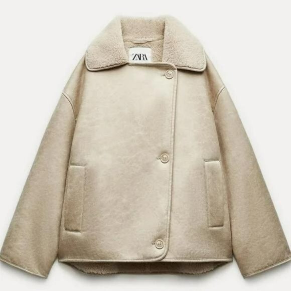 Zara ZW Collection Double-Face Jacket NWOT - Picture 7 of 16